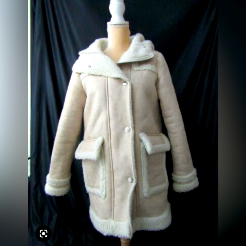 Maje faux shearling jacket